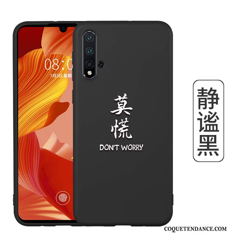 Honor 20 Coque Rouge Personnalisé Délavé En Daim Protection Très Mince