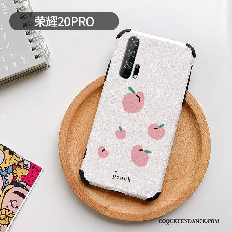 Honor 20 Pro Coque Citron De Téléphone Protection Blanc Charmant