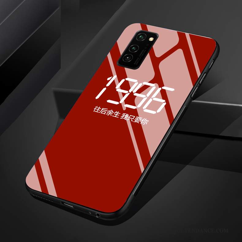 Honor 30 Pro Coque Amoureux Anniversaire Personnalisé Silicone Verre