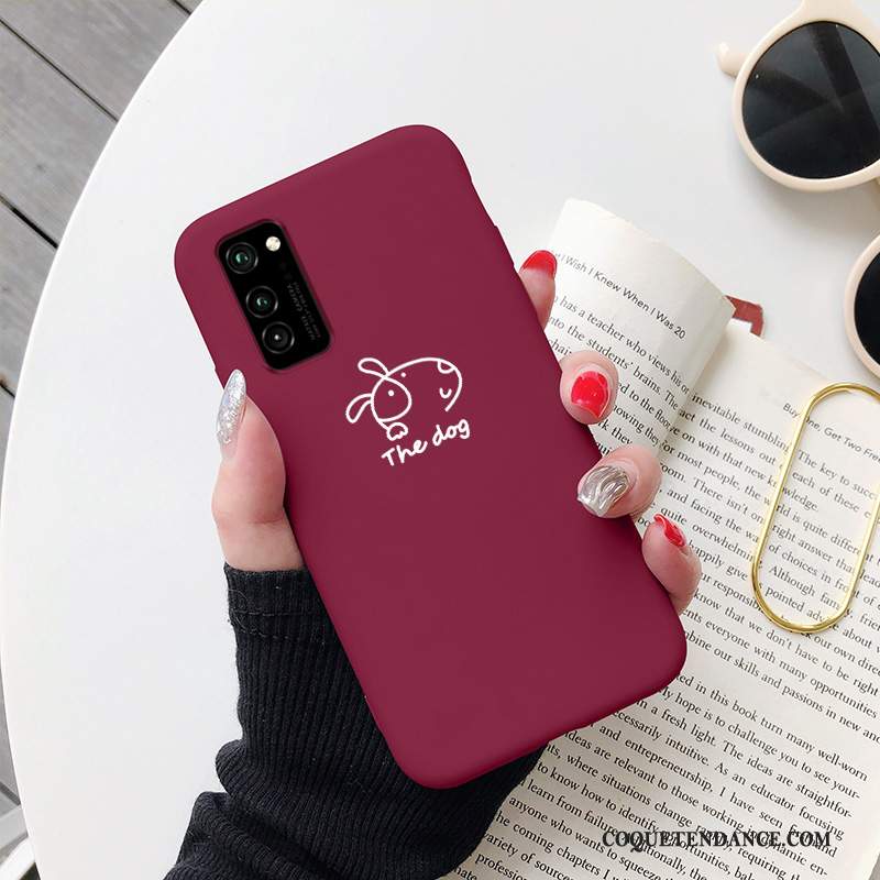 Honor 30 Pro Coque Chat Protection Étui Bleu Simple