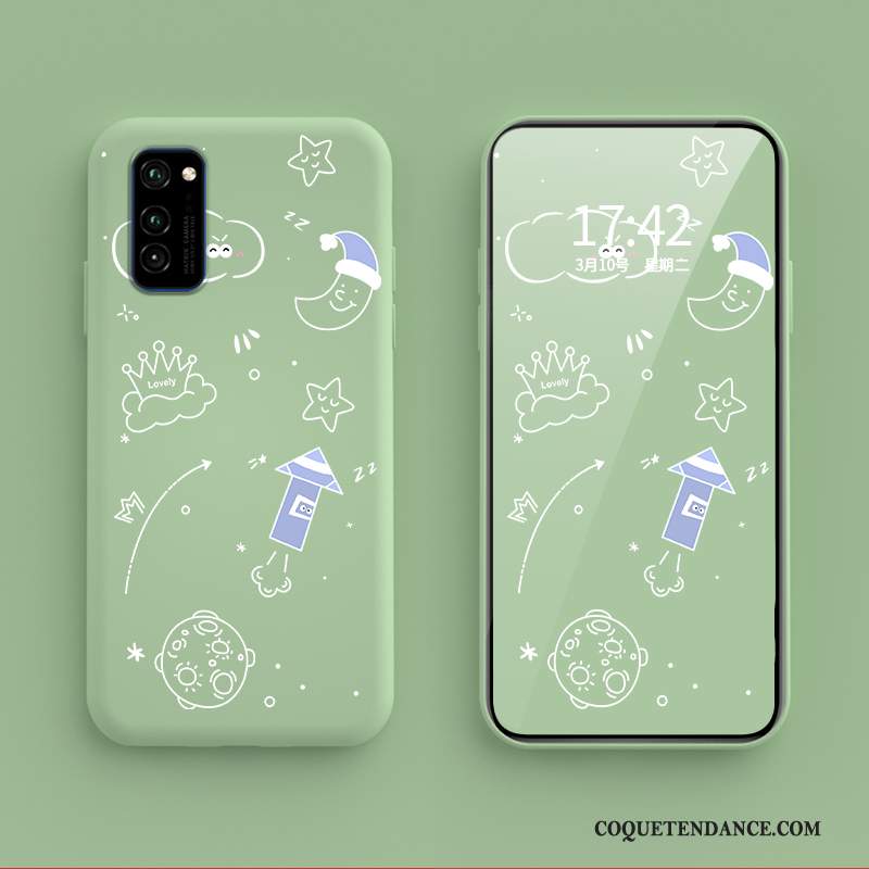 Honor 30 Pro Coque Tout Compris Incassable De Téléphone Vert Fluide Doux