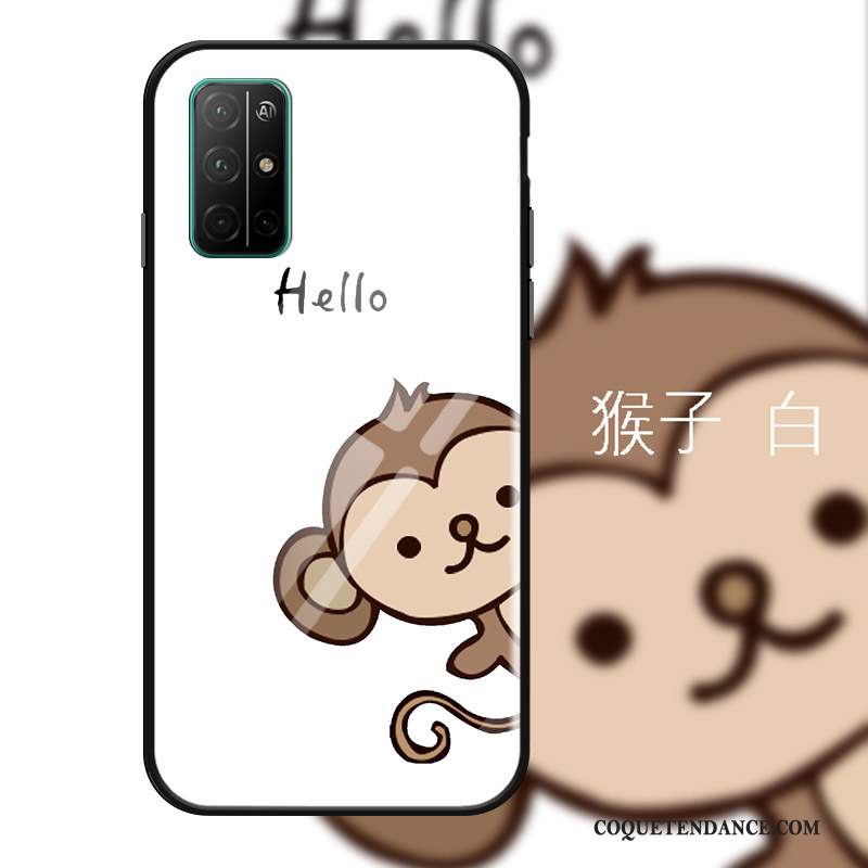 Honor 30s Coque Protection Étui Dessin Animé Noir Verre