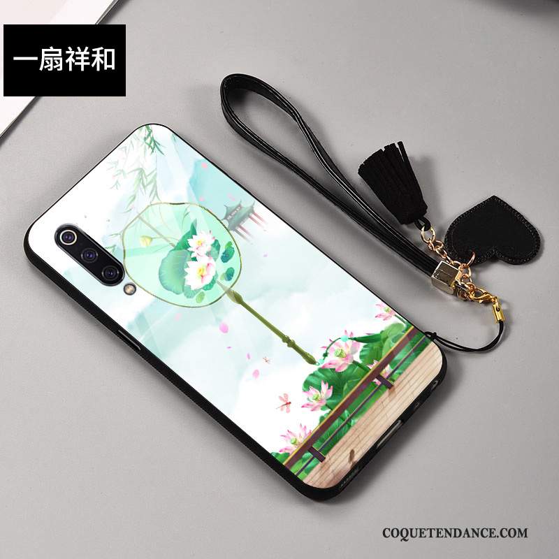 Honor 9x Pro Coque Vert Style Chinois Étui Verre Incassable