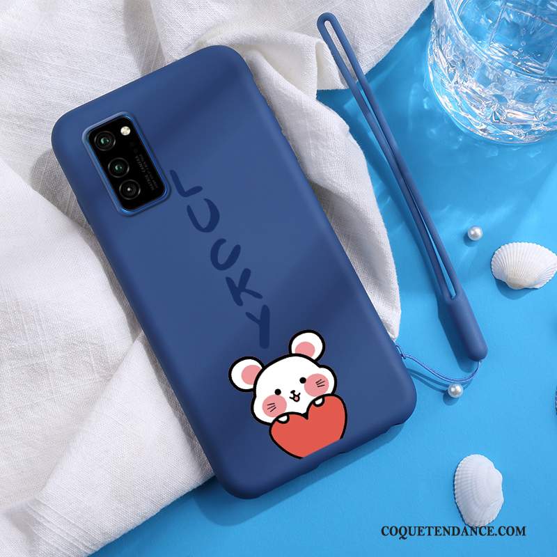 Honor View30 Coque Amoureux Silicone Nouveau Net Rouge