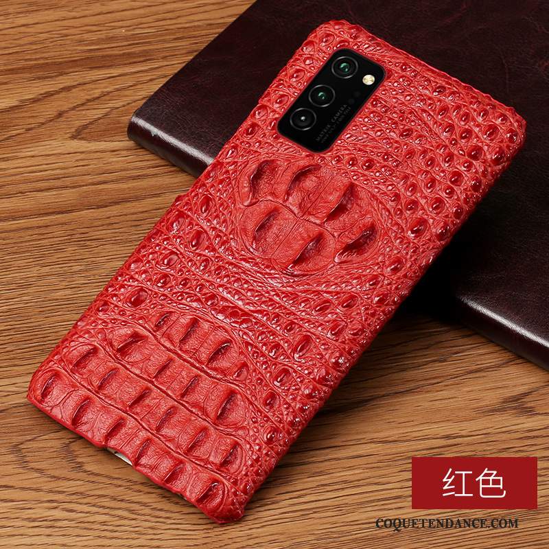 Honor View30 Coque Crocodile Modèle Personnalisé Luxe Marque De Tendance Protection