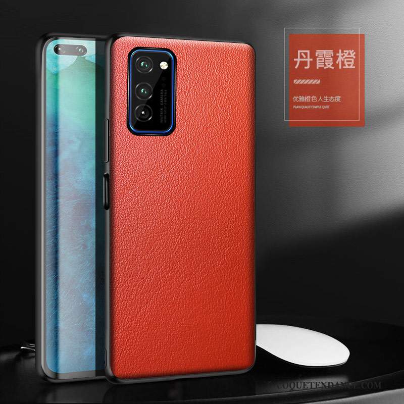 Honor View30 Coque Personnalité Noir Luxe Protection