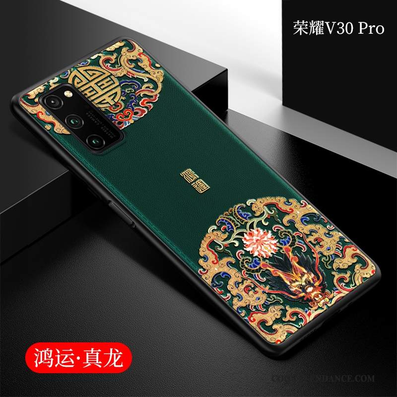 Honor View30 Pro Coque De Téléphone Style Chinois Silicone Tout Compris Protection