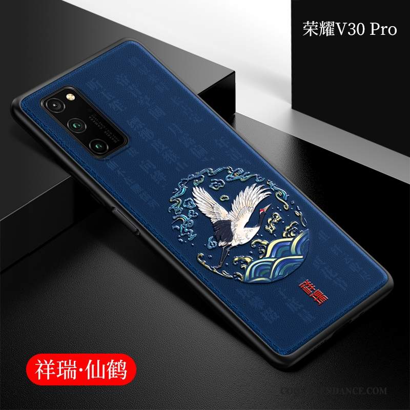 Honor View30 Pro Coque De Téléphone Style Chinois Silicone Tout Compris Protection