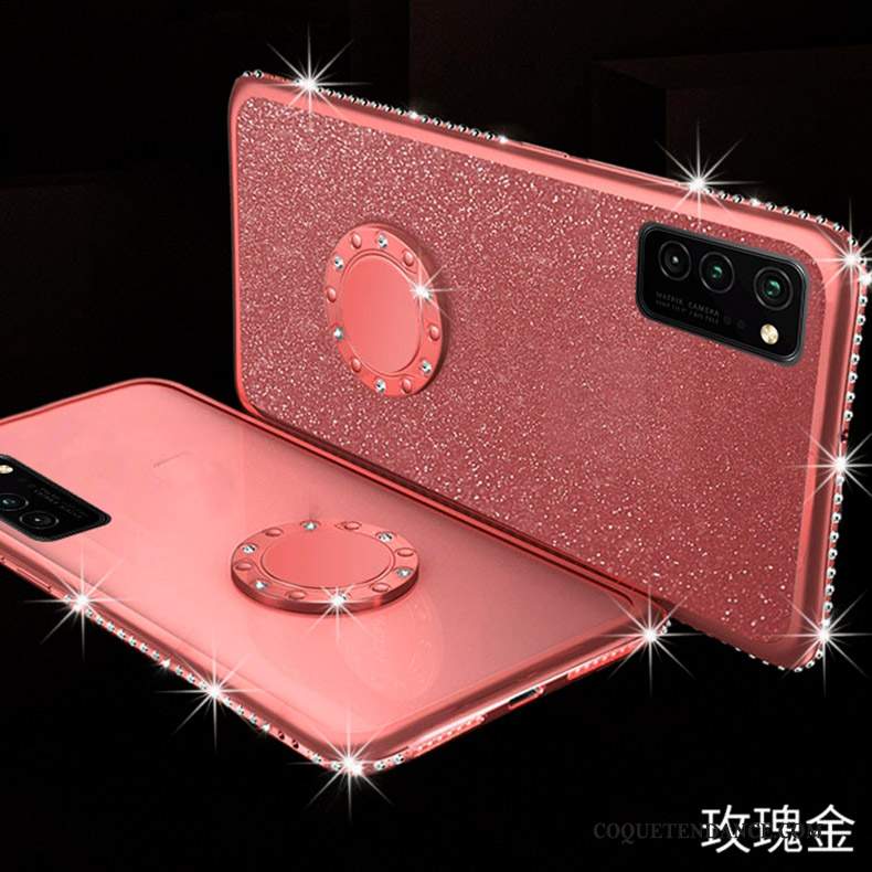 Honor View30 Pro Coque Incassable Protection Silicone Rouge