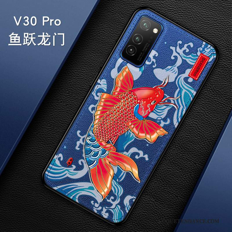 Honor View30 Pro Coque Protection De Téléphone Créatif Modèle Fleurie Marque De Tendance