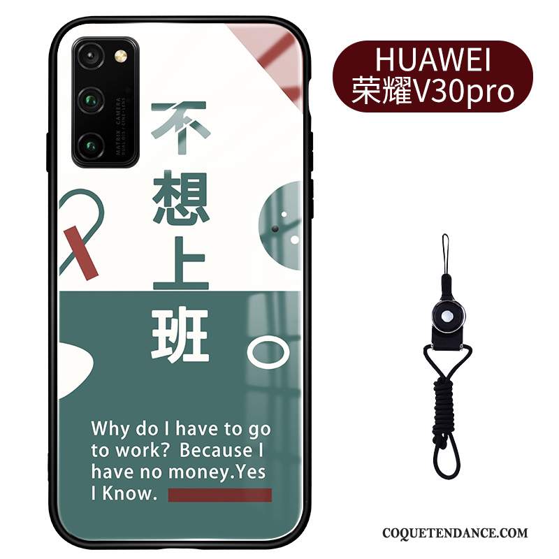 Honor View30 Pro Coque Travailler Créatif Miroir Net Rouge Protection