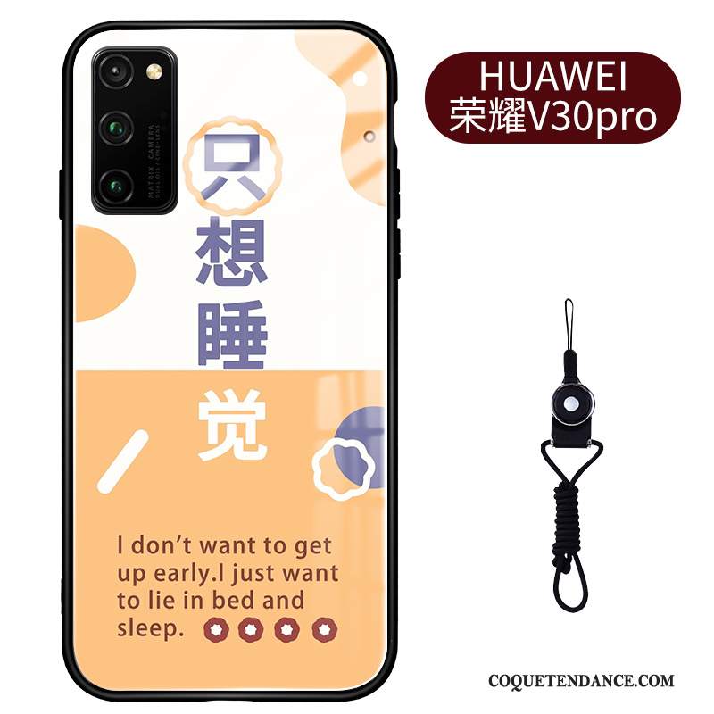 Honor View30 Pro Coque Travailler Créatif Miroir Net Rouge Protection