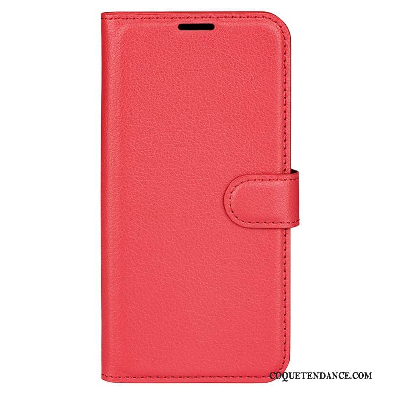 Housse Huawei Nova 11 Pro Simili Cuir Litchi Classique