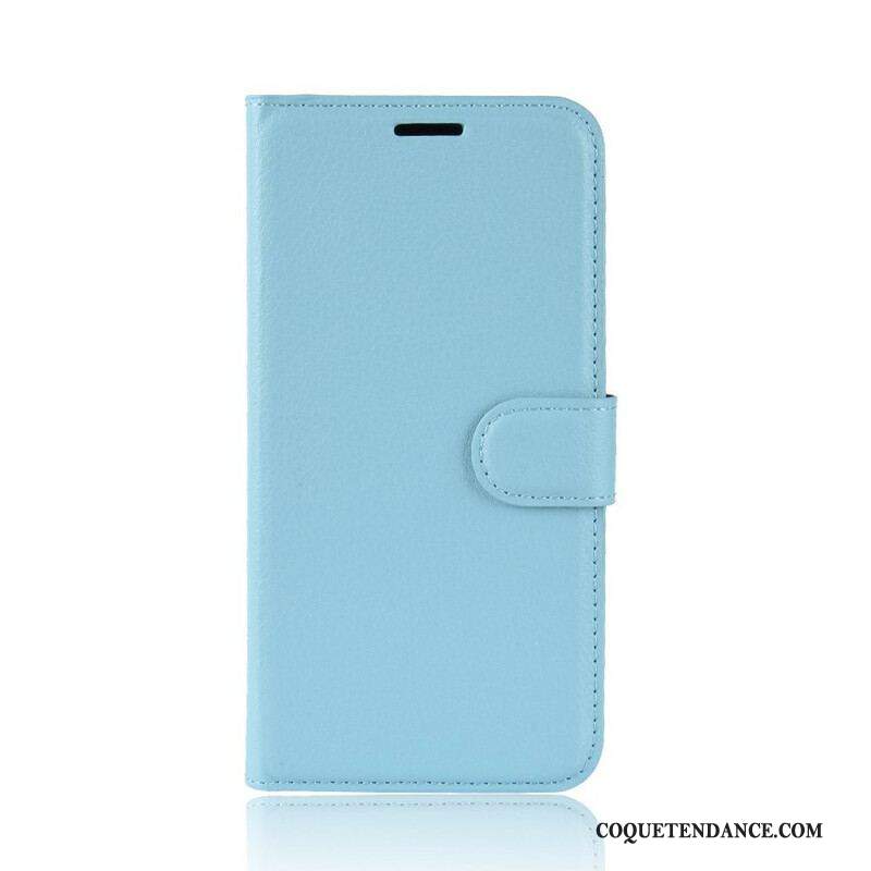 Housse Samsung Galaxy S20 FE Simili Cuir Litchi Classique