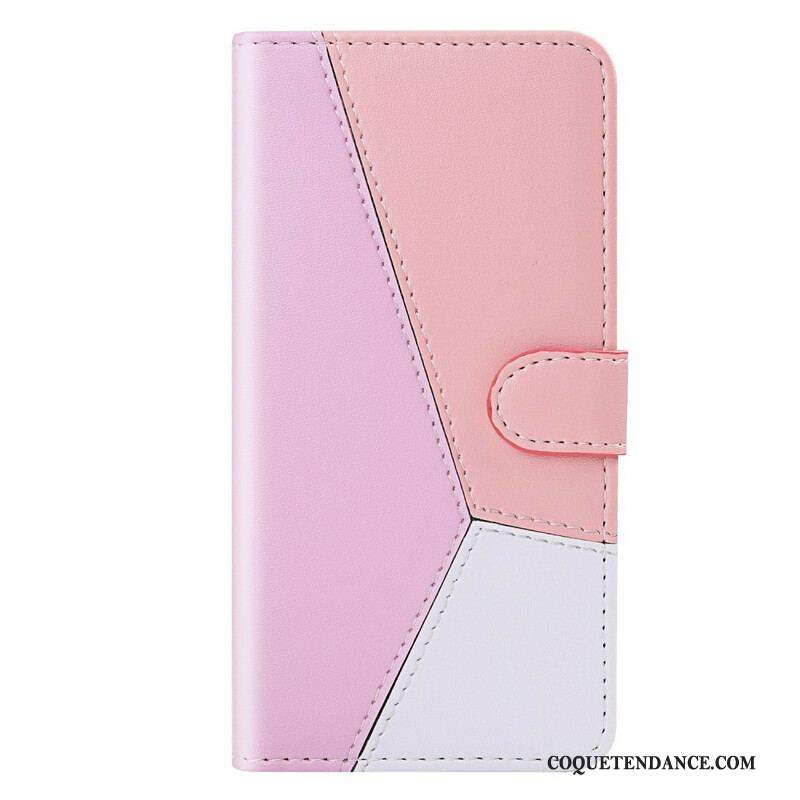 Housse Samsung Galaxy S20 FE Style Cuir Tricolore
