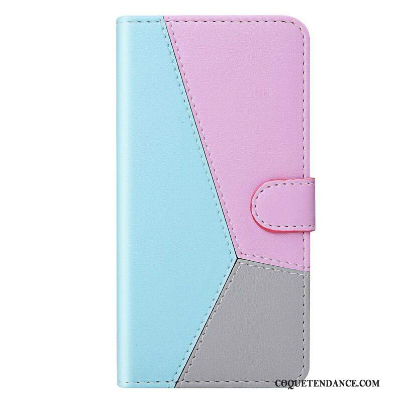 Housse Samsung Galaxy S20 FE Style Cuir Tricolore