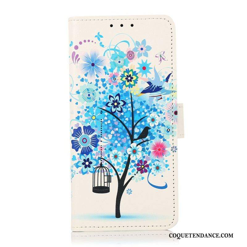 Housse Samsung Galaxy S21 FE Arbre Fleuri