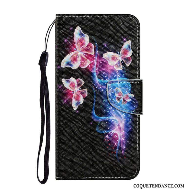 Housse Samsung Galaxy S21 FE Papillons Magiques