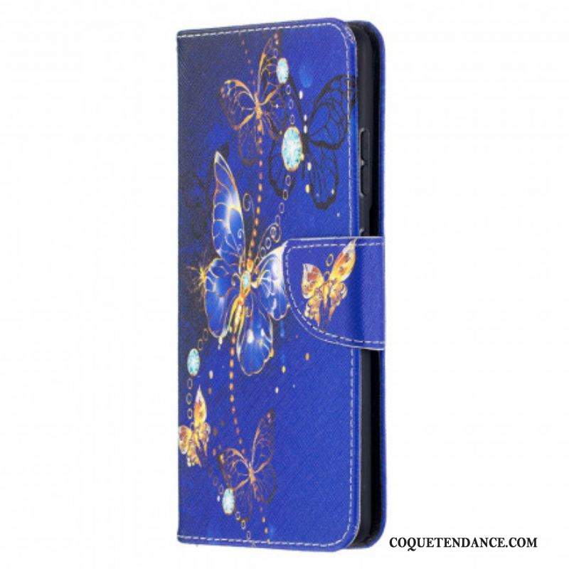 Housse Samsung Galaxy S21 Ultra 5G Papillons Rois