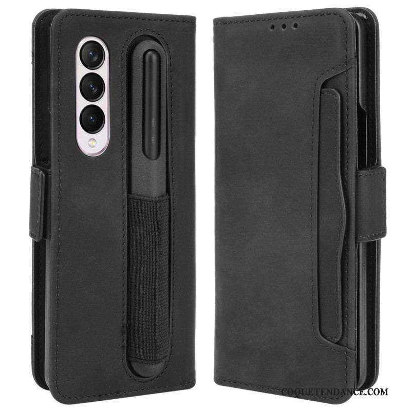 Housse Samsung Galaxy Z Fold 4 Spy avec Rangement à Stylet