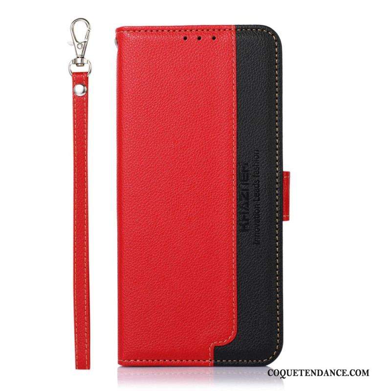 Housse Xiaomi 12T / 12T Pro Style Litchi RFID KHAZNEH