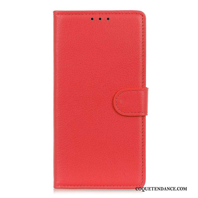 Housse Xiaomi Redmi Note 11 Pro / Note 11 Pro 5G Simili Cuir Litchi Traditionnel