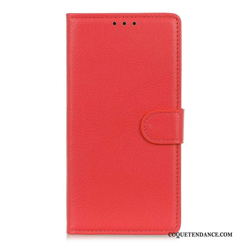 Housse Xiaomi Redmi Note 11 Pro Plus 5G Cuir Litchi Traditionnel