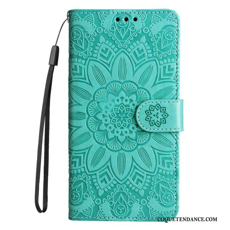 Housse Xiaomi Redmi Note 12 Pro Plus Déco Mandala à Lanière