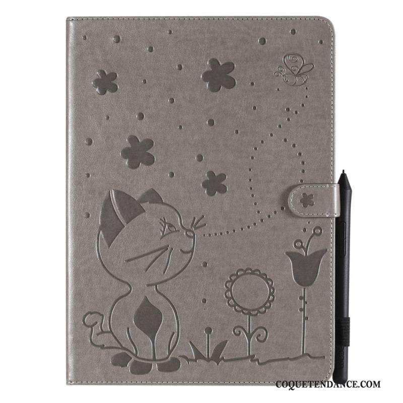Housse iPad Pro 11" / Air (2022) (2020) Chat et Abeilles