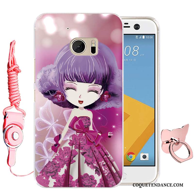 Htc 10 Coque Dessin Animé Étui Rose Protection