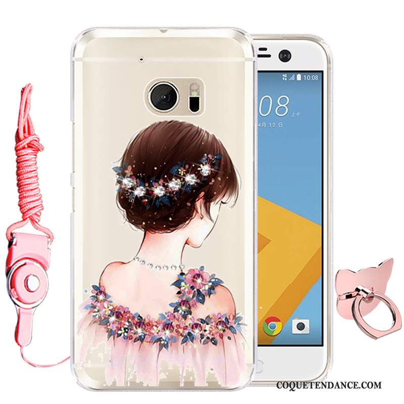 Htc 10 Coque Dessin Animé Étui Rose Protection