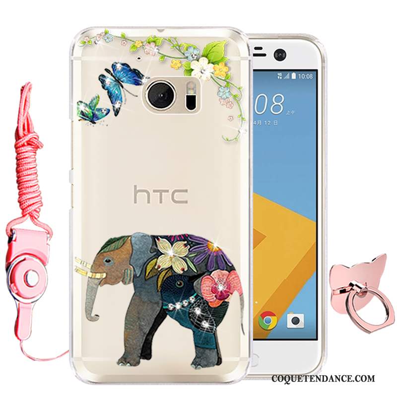 Htc 10 Coque Dessin Animé Étui Rose Protection