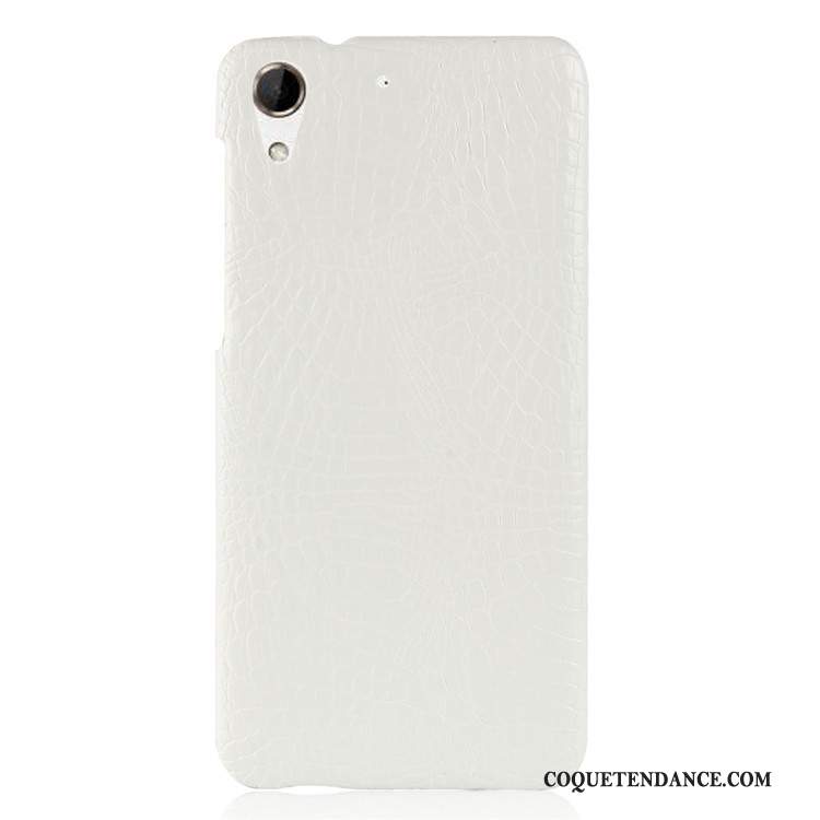 Htc Desire 728 Coque Bleu De Téléphone Difficile Crocodile Modèle Vintage