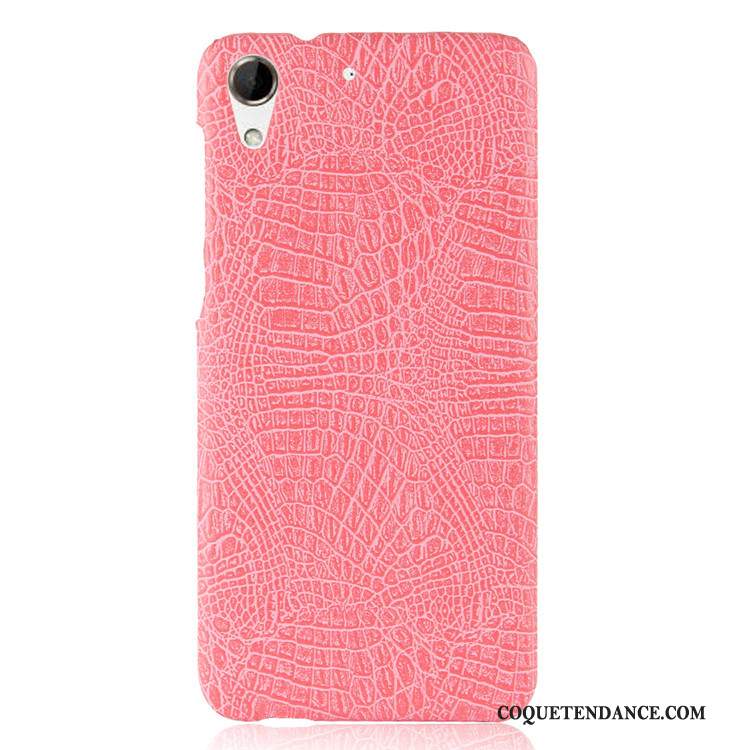 Htc Desire 728 Coque Bleu De Téléphone Difficile Crocodile Modèle Vintage