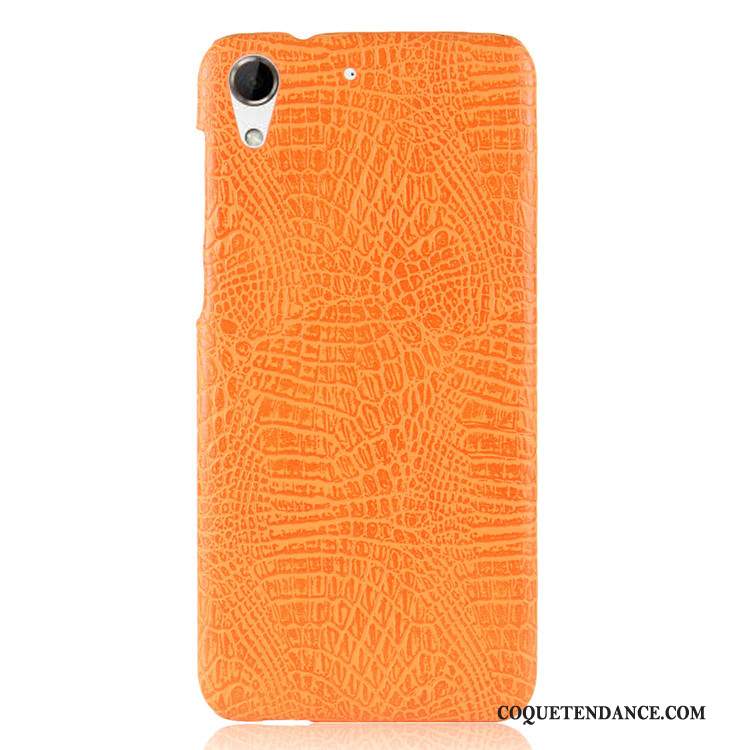 Htc Desire 728 Coque Bleu De Téléphone Difficile Crocodile Modèle Vintage