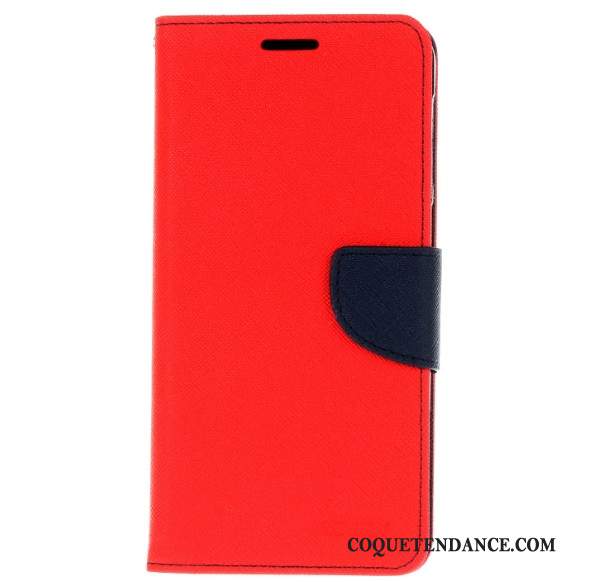 Htc Desire 728 Coque Bleu Étui En Cuir Portefeuille Support Protection