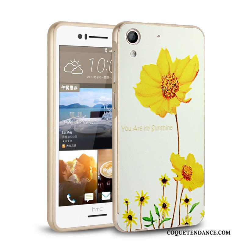 Htc Desire 728 Coque Or Mince Border Tendance