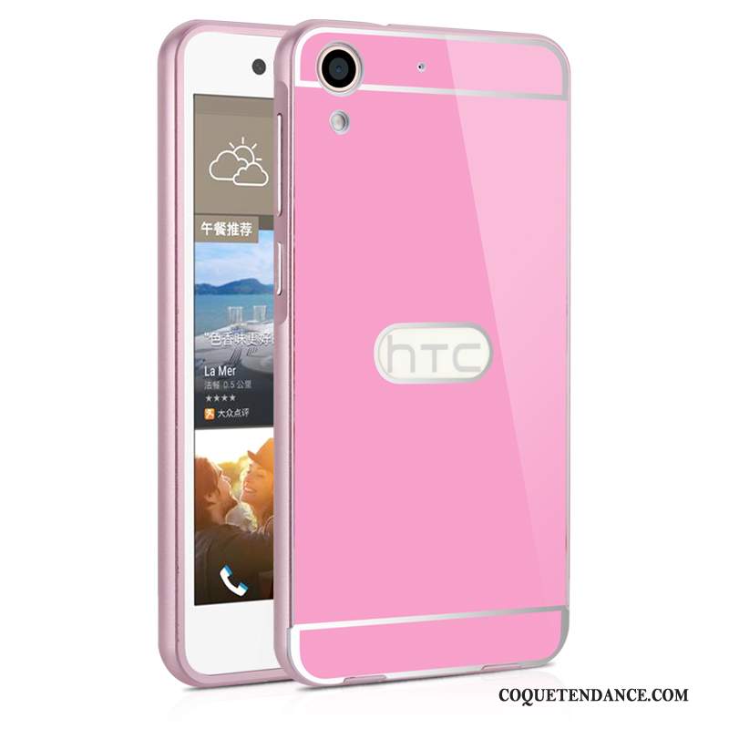 Htc Desire 728 Coque Or Mince Border Tendance