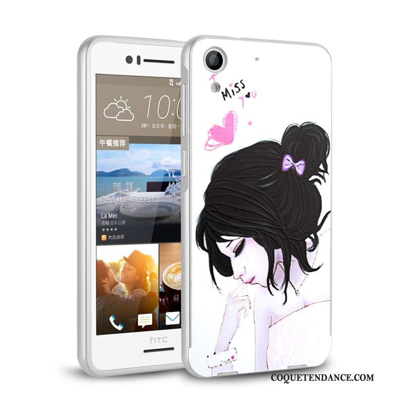 Htc Desire 728 Coque Or Mince Border Tendance