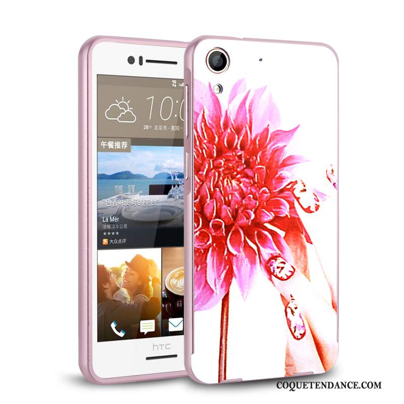 Htc Desire 728 Coque Or Mince Border Tendance