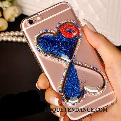 Htc Desire 728 Coque Strass Bleu Étui Tendance Protection