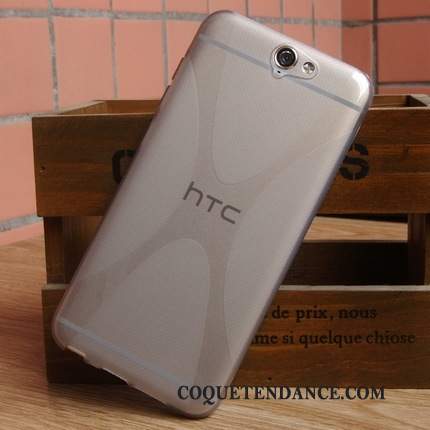 Htc One A9 Coque Fluide Doux Silicone Étui Rouge