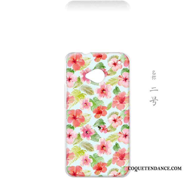 Htc One M7 Coque Petit Incassable Protection Art Étui