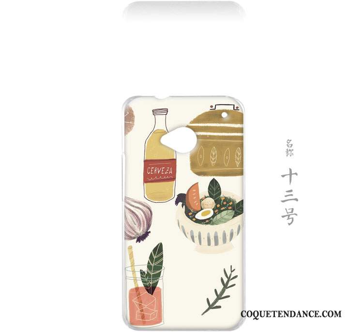 Htc One M7 Coque Petit Incassable Protection Art Étui