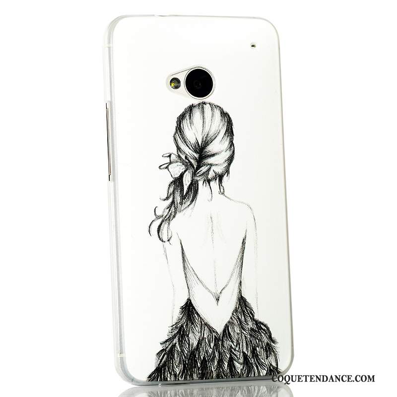 Htc One M7 Coque Protection Étui Tendance Dessin Animé Très Mince