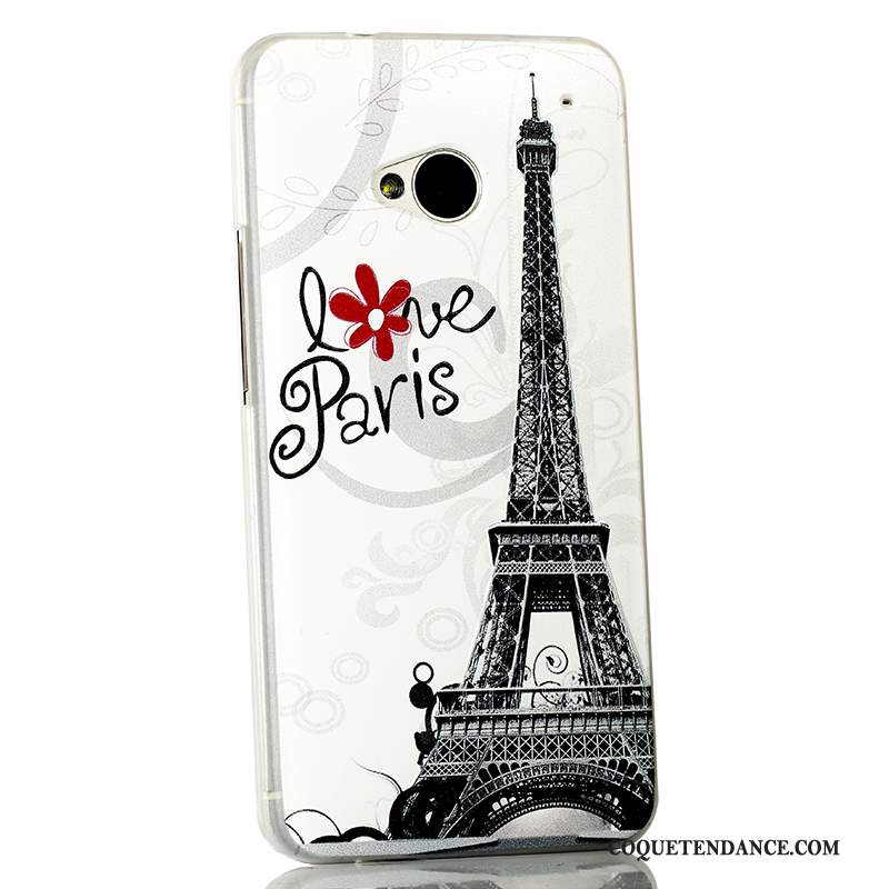 Htc One M7 Coque Protection Étui Tendance Dessin Animé Très Mince