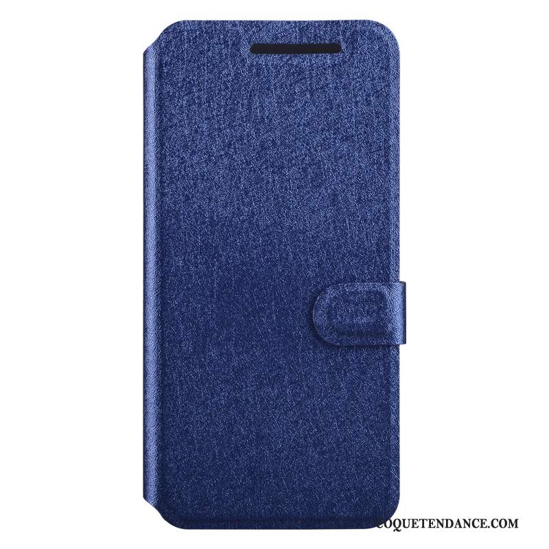 Htc One M9 Coque Housse Bleu De Téléphone Protection Étui