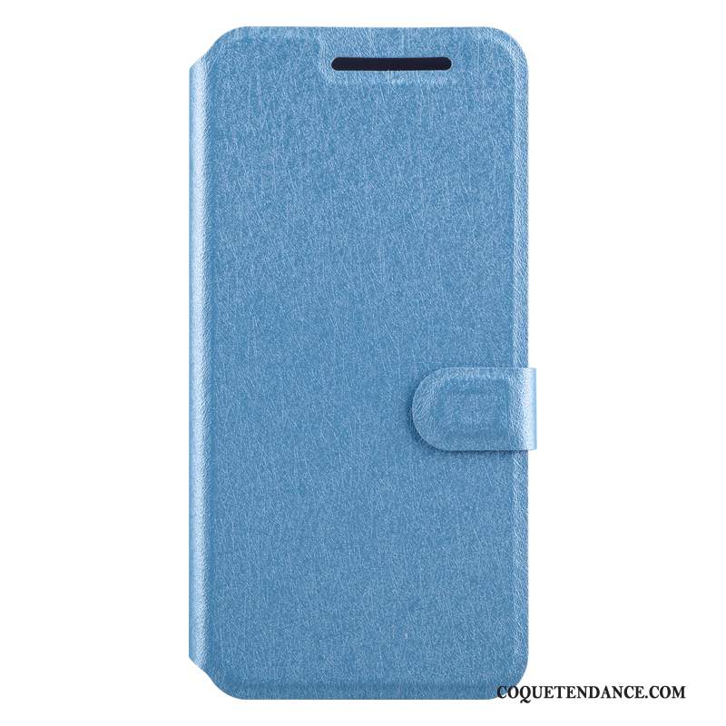 Htc One M9 Coque Housse Bleu De Téléphone Protection Étui