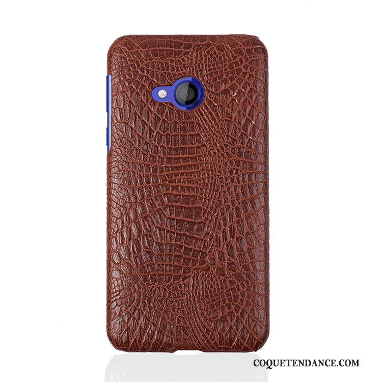 Htc U Play Coque Noir De Téléphone Difficile Protection Crocodile Modèle