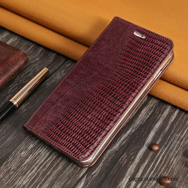 Htc U Play Coque Rose Cuir Véritable Difficile Modèle Fleurie